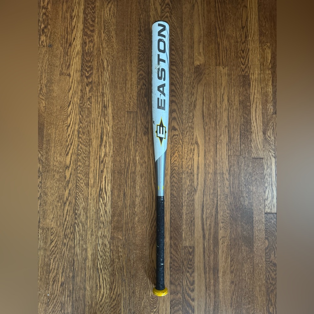 Easton Bat with Black and Yellow Highlights